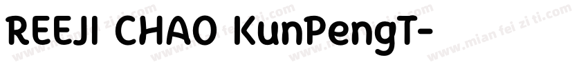 REEJI CHAO KunPengT字体转换